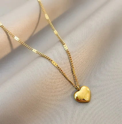 Stainless Steel 316L Heart Necklace (One Piece)