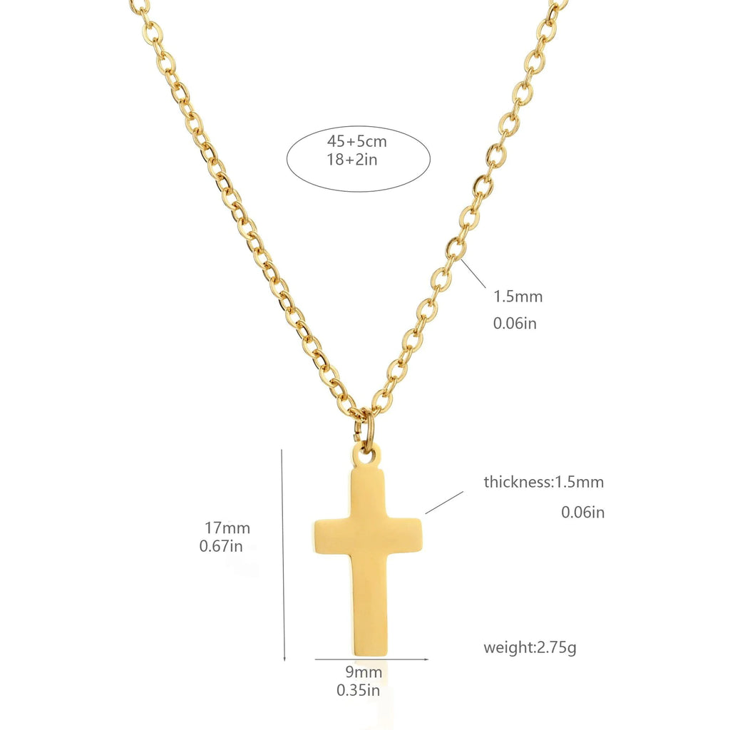 Stainless Steel Cross Necklace