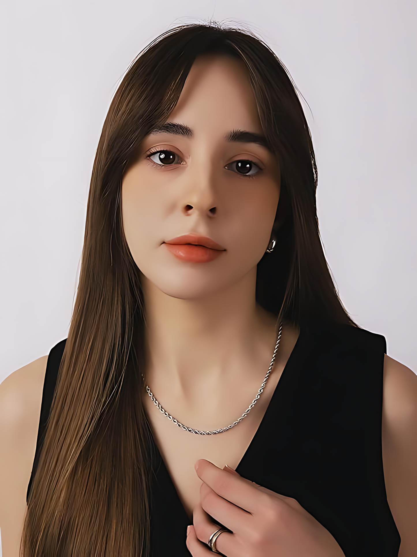 Stainless Steel Twist Chain Necklace (3mm)