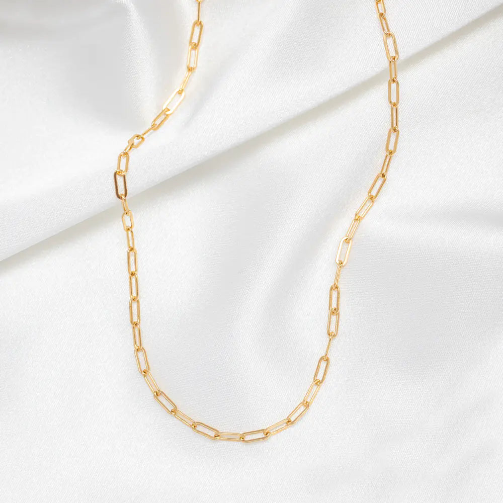 eManco 316L Titanium Steel Chain Necklace for Women