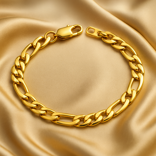 18K Gold Bracelet 9mm